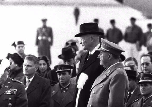 Eisenhower visita España en 1959