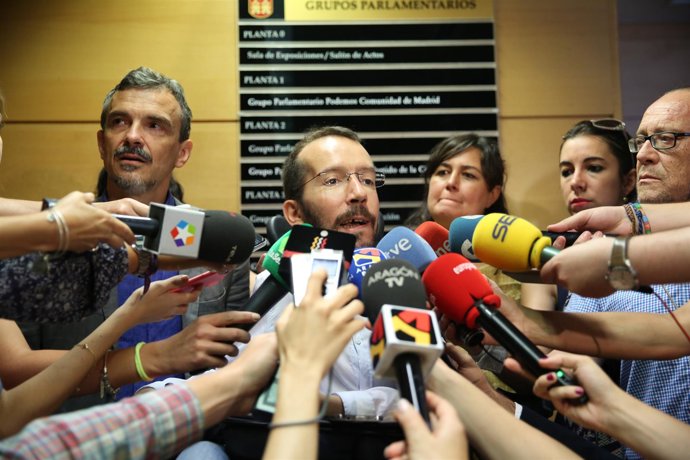 El secretario de Organización de Podemos, Pablo Echenique