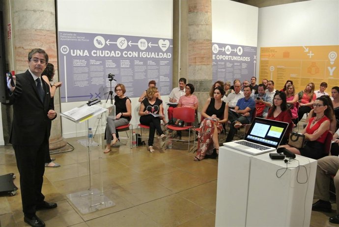 Jesús Pacheco en la presentación