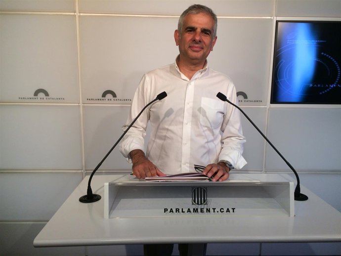 El portavoz de C's en el Parlament, Carlos Carrizosa 
