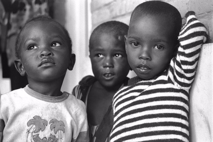 Niños en África
