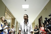 Pablo Iglesias dice que la dirección estatal no intervendrá en el "debate" interno gallego