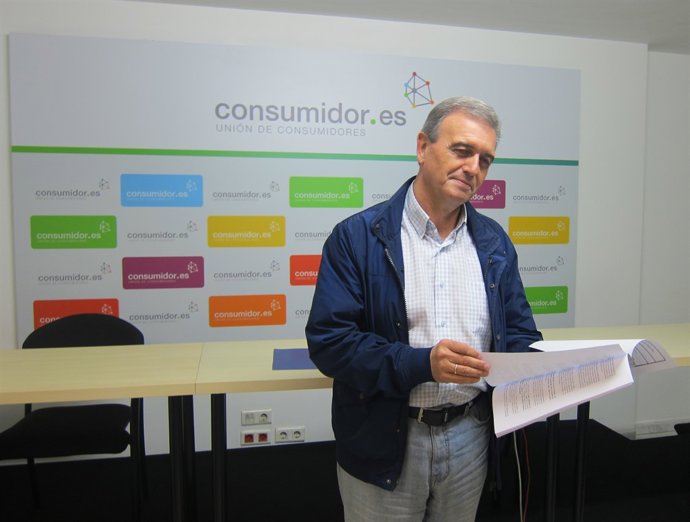 Dacio Alonso en momentos previos a la rueda de prensa. 