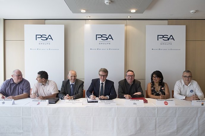 Acuerdo entre PSA y sindicatos en Francia