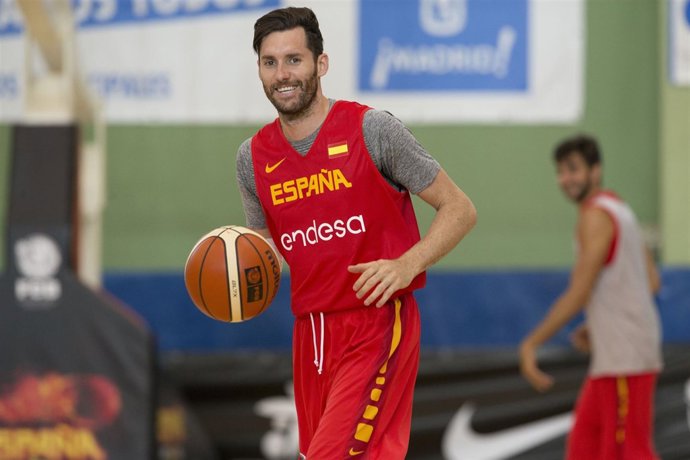 El internacional español Rudy Fernández