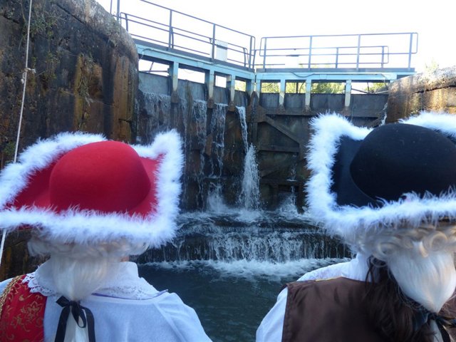 Teatralizaciones en el Canal de Castilla