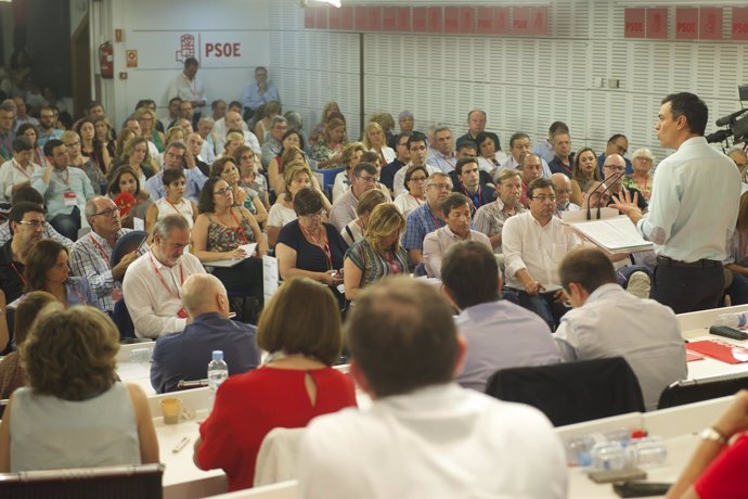 Pedro Sánchez ante el Comité Federal del PSOE  