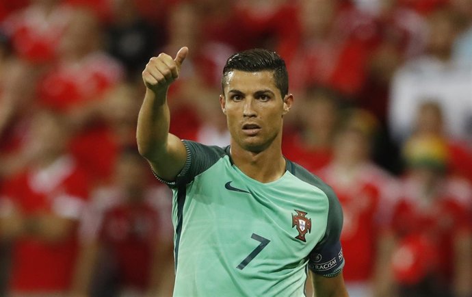 El portugués Cristiano Ronaldo con su selección
