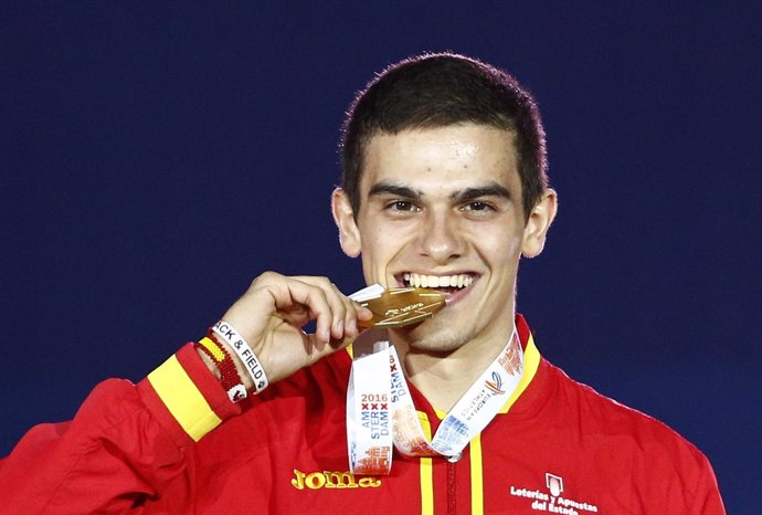 El campeón de Europa de 200 metros, el español Bruno Hortelano