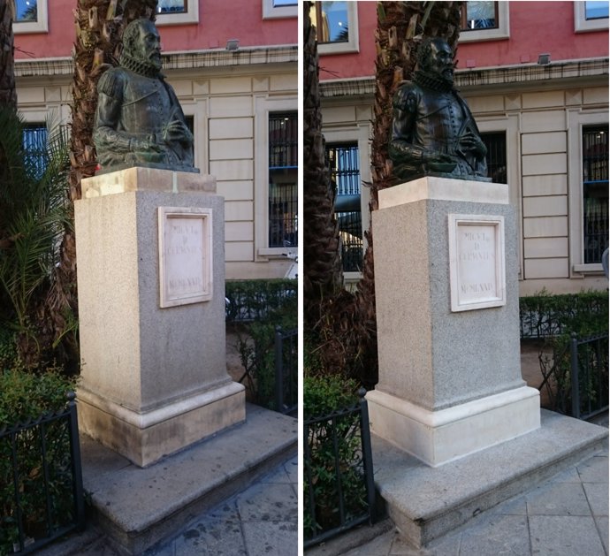 Monumento a Cervantes en Sevilla