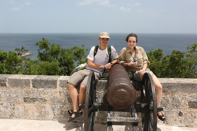Los estudiantes murcianos Carlos Belmonte y Julia Coll 