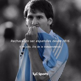 Leo Messi, campaña de Tyc Sport