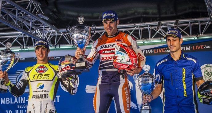 El piloto español de trial Toni Bou 