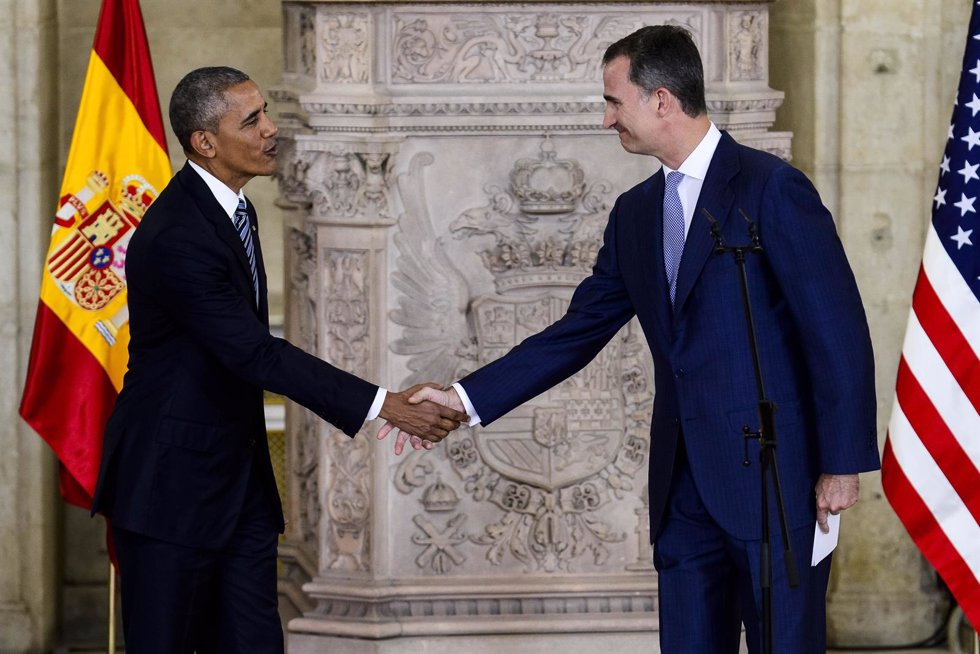 Barack Obama y el Rey Felipe VI/ Europa Press Reportajes