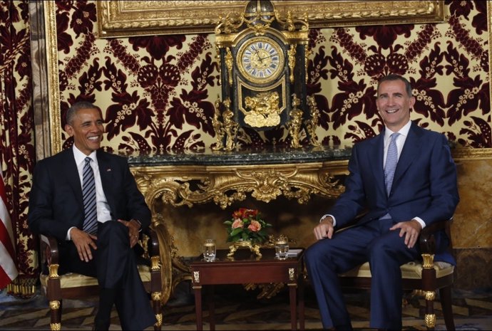 Obama y el Rey Felipe VI