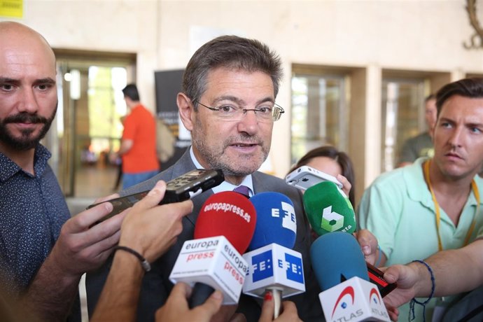 El ministro de Justicia en funciones, Rafael Catalá