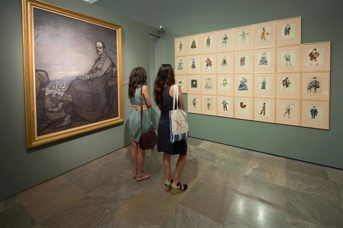 Exposición sobre Falla y Zuloaga en la Alhambra de Granada