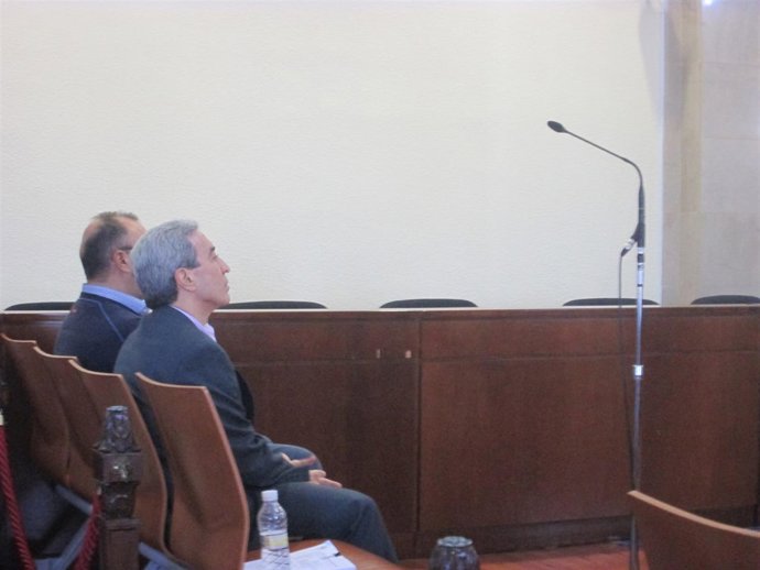 Gómez Sevilla durante el juicio en la Audiencia de Jaén