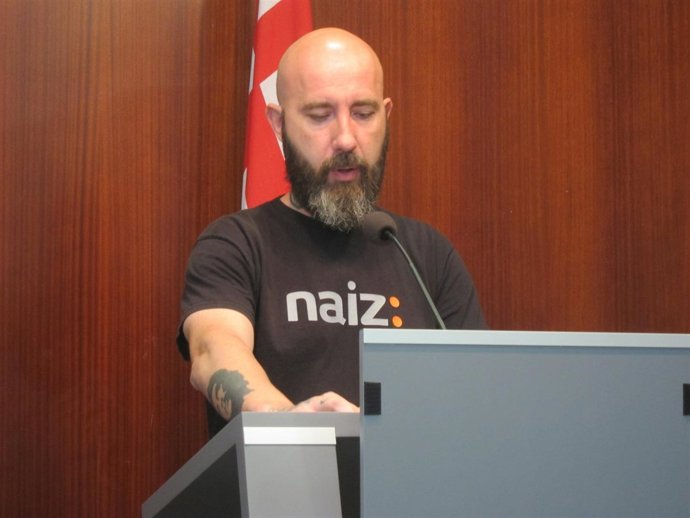 El portavoz de la CUP de Barcelona, Josep Garganté