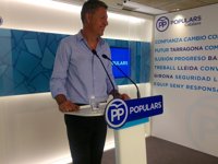 Albiol (PP) cree que puede captar voto "centrista" después de que PDC se defina independentista