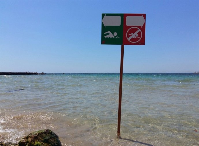 Cartel señalización baño