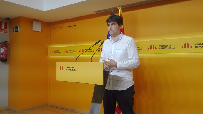 El portavoz de ERC, Sergi Sabrià