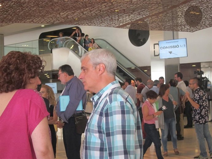 Germà Gordó en el congreso de fundación de la nueva CDC