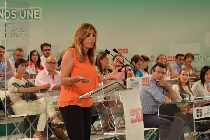 Susana Díaz, en el Comité Director del PSOE-A