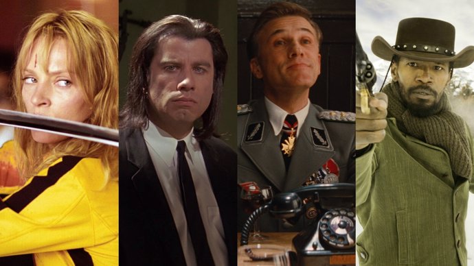 Kill Bill, Pulp Fiction, Malditos bastardos, Django de Tarantino