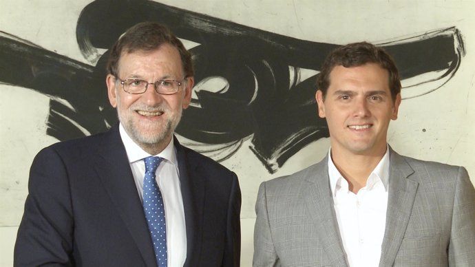 Reunión entre Rajoy y Rivera