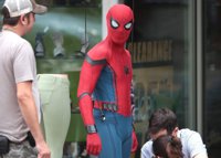 Spiderman Homecoming: Tom Holland, colgado en nuevas imágenes del rodaje