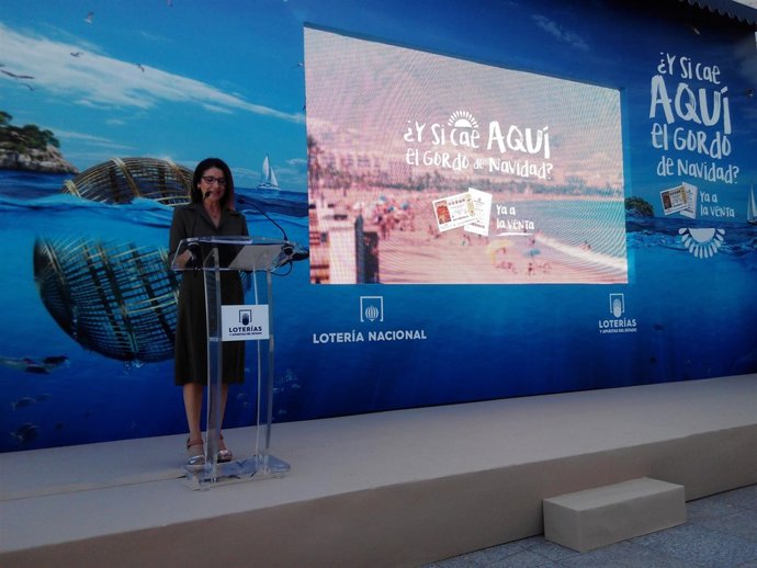 La presidenta de Loterías, Inmaculada García Martínez.