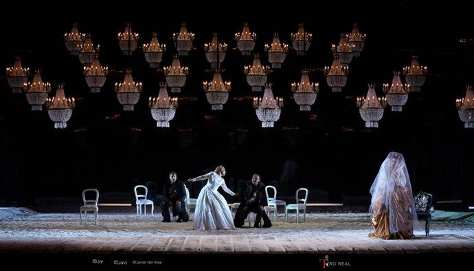 Representación de la ópera 'I Puritani'