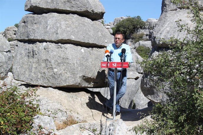 Miguel Angel Heredia en el Torcal de Antequera