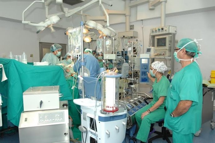 Realización de un trasplante