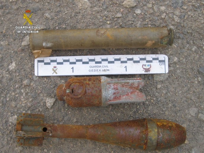 Granadas desactivadas