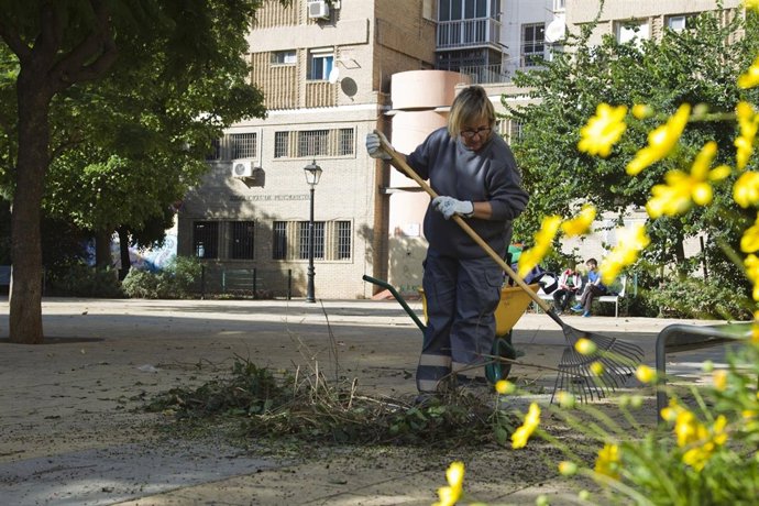 Imagen de una de las personas contratadas.