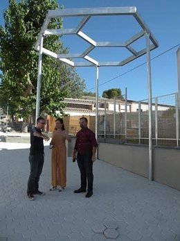 Vioque durante su vista a Cañete