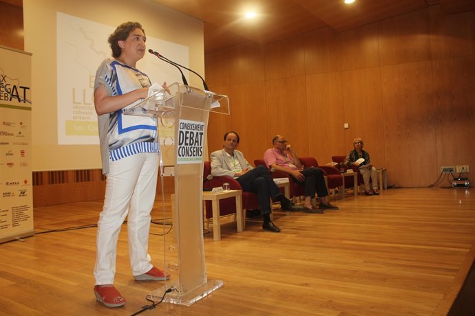 La alcaldesa de Barcelona, Ada Colau