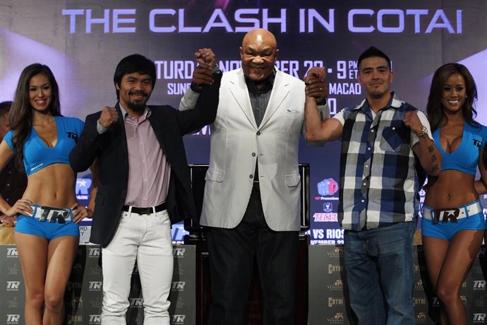 El boxeador filipino, Manny 'Pacman' Pacquiao