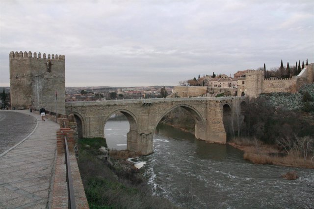 Puente, San Martín, Monumento, Río Tajo, Agua, Cielo, Toledo