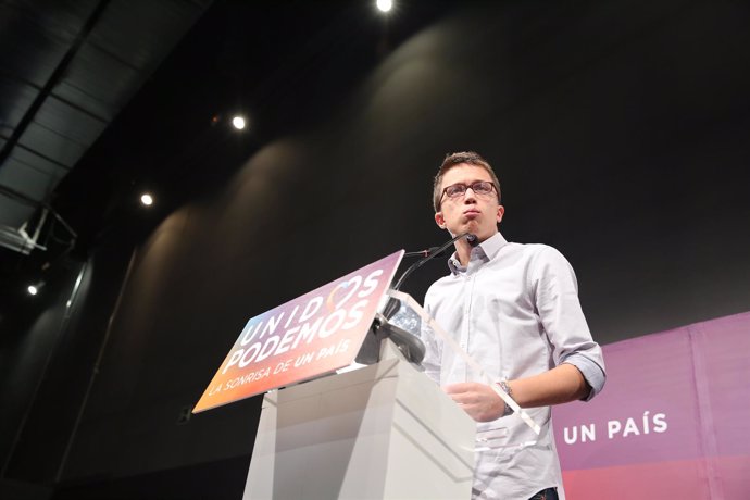 Iñigo Errejón en la noche electoral