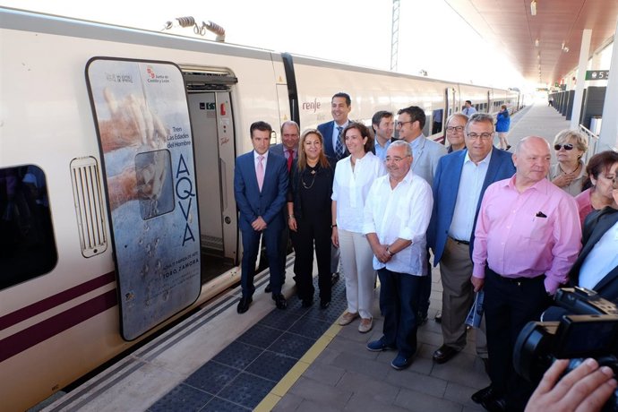 Presentación del billete combinado Renfe-La Regional