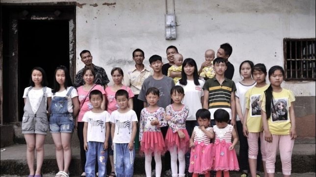Una localidad china de 367 familias cuenta con 39 pares de gemelos