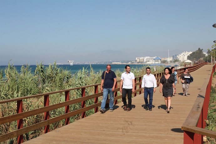 Nota + Fotos Alcaldía Inaugurado Tramo 3 Sendero Litoral Marbella