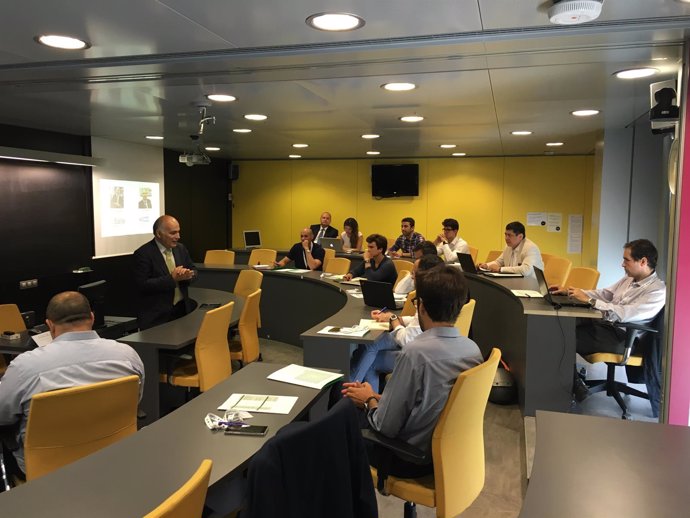 José Herrera (Aeban) en la Escuela de Business Angels de La Salle Technova