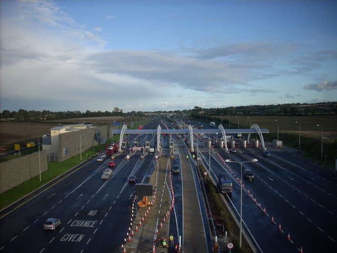 Peaje de Autopista de Irlanda instalado por Indra