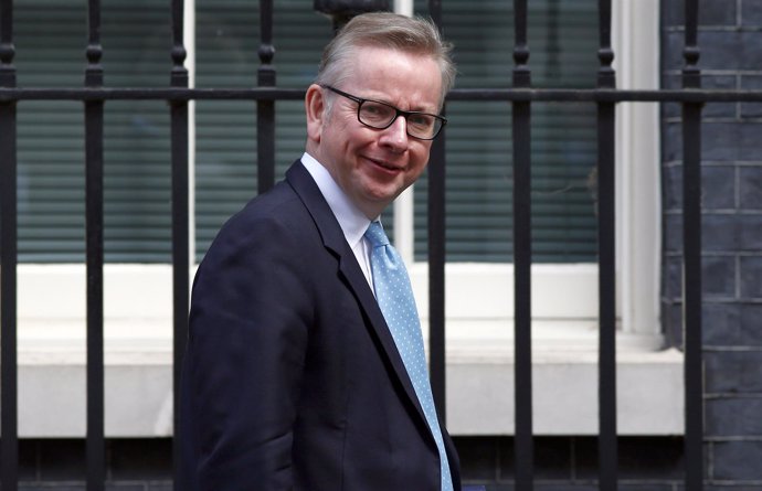 El ministro de Justicia británico, Michael Gove