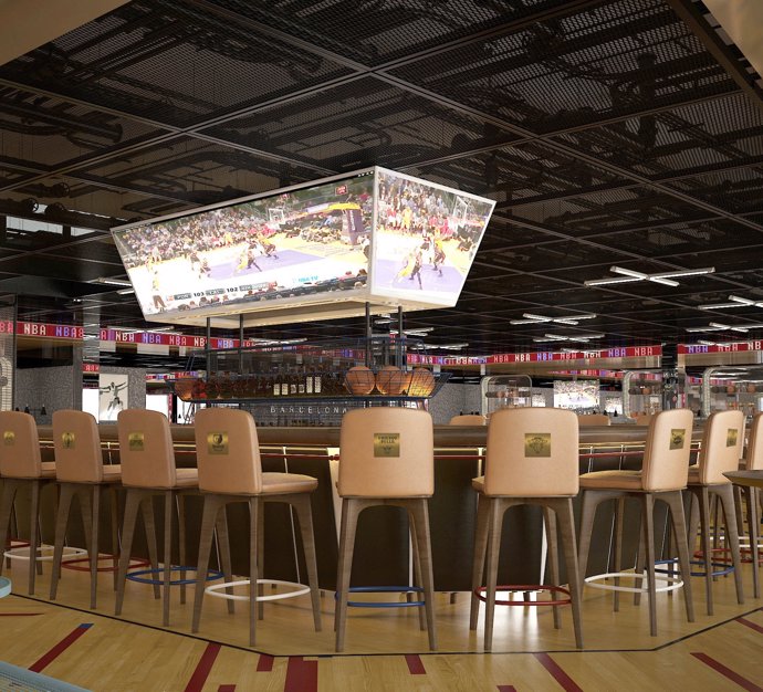 Barcelona abrirá este otoño en la Rambla el primer NBA Café en Europa