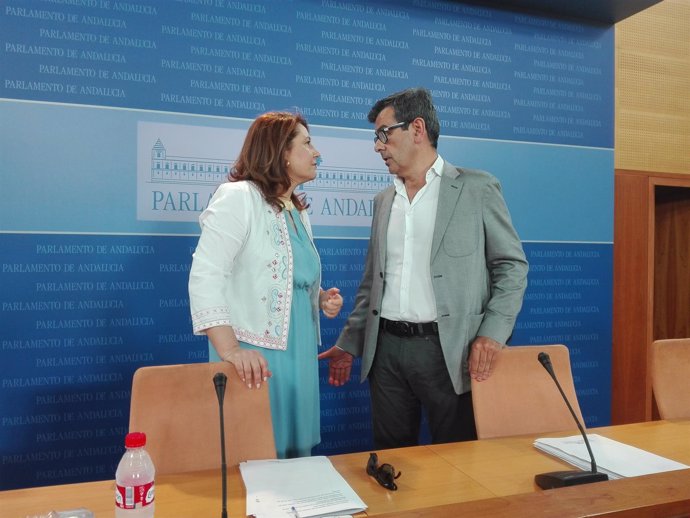Carmen Crespo y Ramón Ferreira, hoy en rueda de prensa